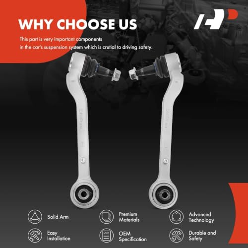 A-Premium Front Rearward Lower Control Arm, with Ball Joint & Bushing