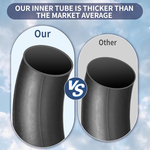 2 Pack 90/100-14" 3.00-14 inch Heavy Rear Inner Tube, 14 Inch Tire - size: 90/100-14 (2 Pack)