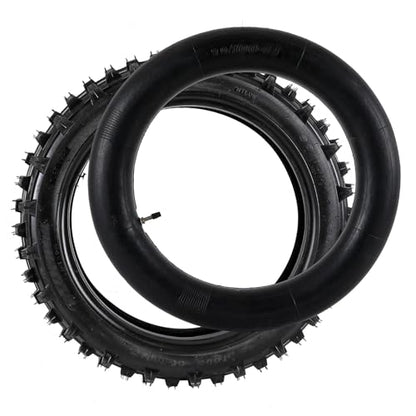 2 Set of Tire and Inner Tube Front 70/100-17 and Rear 90/100-14 For Dirt Pit Trail Bike Motocross Off Road for Dirt Pit Bikes CT90 CT110 kx80 YZ85 KLX140 YZ80 125cc 140cc 200cc Dirt Bike