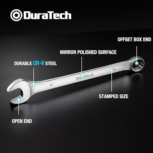 DURATECH 10mm Combination Wrench, Metric - size: 10 mm