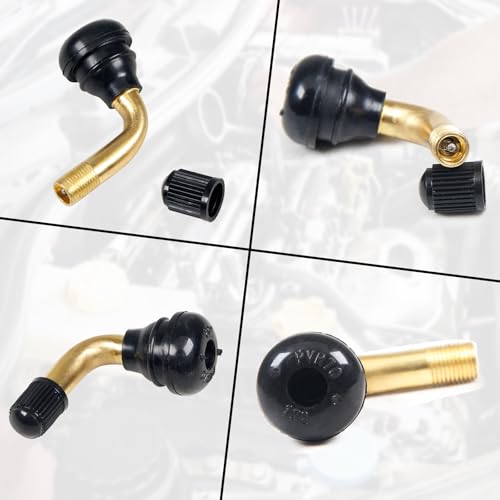 2Pcs Tubeless Tire Valve Stem PVR60/PVR70, Bent 90 Degree Angled - size: PVR70/PVR60