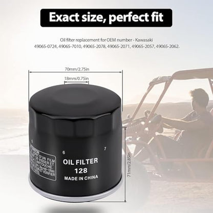 49065-0724 Oil Filter 120-634 49065-2071 for Kawasaki FX850V FX801V