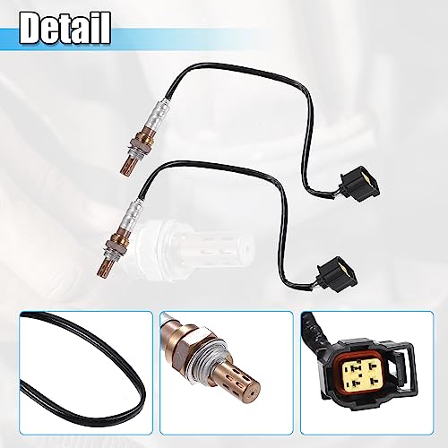 X AUTOHAUX 2pcs Upstream Oxygen Sensor O2 Sensor Replacement for Dodge Durango 2001-2007 for Jeep Grand Cherokee 2001-2007