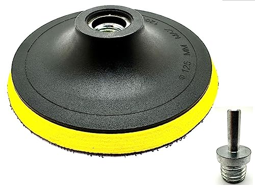 5" Hook and Loop Backing Pads Foam Backer Pad with 5/8”-11 - style: 5"