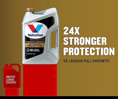 Valvoline Extended Protection Full Synthetic Motor Oil SAE 5W-30 5 QT (Pack of 2) - size: 5 QT (Pack of 2), style: Extended Protection