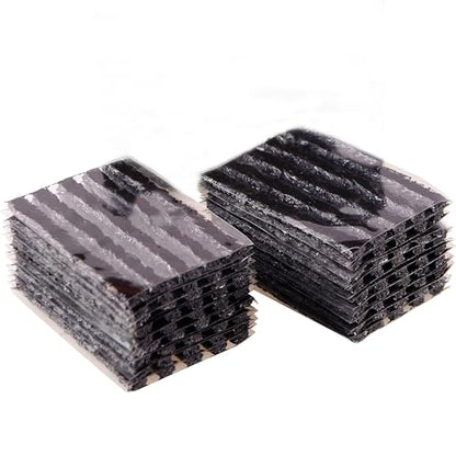 PINKJOY 90 Pack Tire Repair Strings Black (100 x φ6 mm), Automotive Tool Tire Repair Plugs for Tubeless Off-Road Tires Car, Bike, ATV, UTV, Wheelbarrow, Mower - color: Black