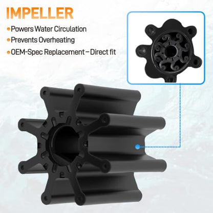 Water Pump Repair Kit Compatible with MerCruiser Alpha Bravo Sterndrives