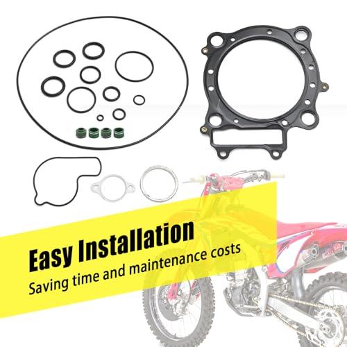Top Bottom End Engine Gasket Kit, Replacement for Honda CRF450R Motorcycle 2002-2008