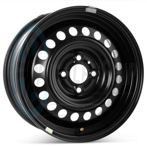 15x6.5 in Steel Wheel Rim 4 Lug 100mm 40mm Offset 60.1mm CB| Painted Black finish Fits 2020-2025 Nissan Versa | New OEM Take Off | 403005EF0E - size: 2020-2025 Versa - 15x6.5 inch