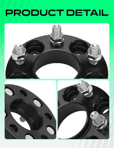 YHTAUTO 5x4.5 Hub Centric Wheel Spacers 1 Inch for Ford, Lincoln - size: 1 Inch Thickness, style: 4 PCS
