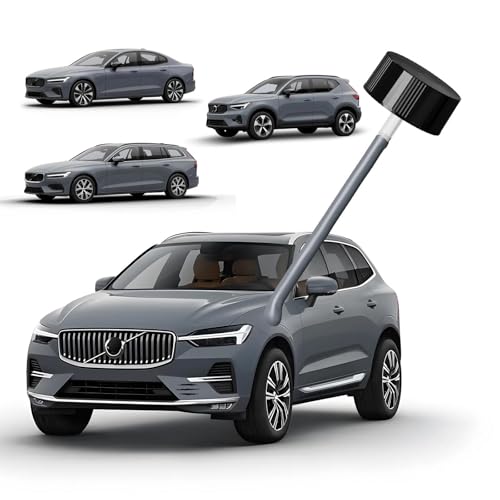 728 Thunder Grey Touch Up Paint Compatible with Volvo - color: 728 Thunder Grey
