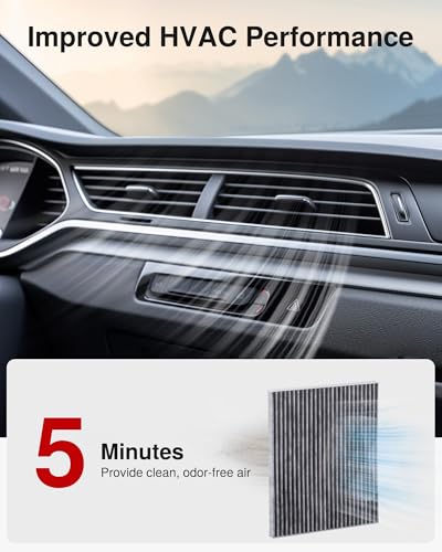 Puroma Cabin Air Filter Activated Carbon for CF11775 Ford Lincoln CAF1908P - style: CAF1775S