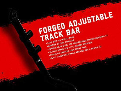 Rough Country Rear Forged Adjustable Track Bar for 2007-2018 Wrangler JK - 1180