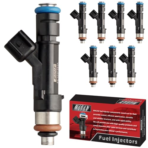 Set of 8 Fuel Injectors FC3Z9F593A FJ1520 62022 0280158344 Replacement - size: FJ1520