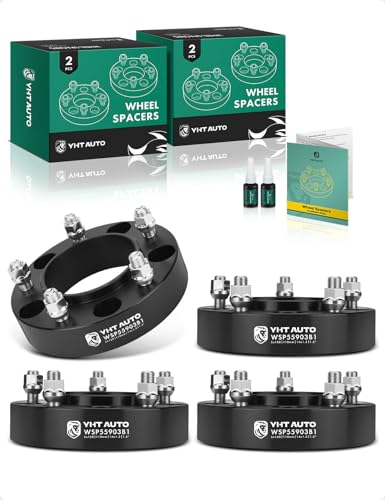 YHTAUTO 5x150 Hub Centric Wheel Spacers 1.5 Inch for Lexus, Toyota - size: 1.5 Inch Thickness, style: 4 PCS