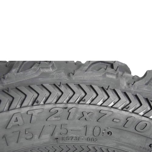 Kenda Bearclaw EX K573-21x7-10 Front Tires for All Terrain (ATV), UTV, and Side by Side (SxS) Vehicles with TR-6 Inner Tubes - Bear Claw EX 21x7x10 (2-Pack) - size: 21x7-10 (2 Tires + 2 Tubes)