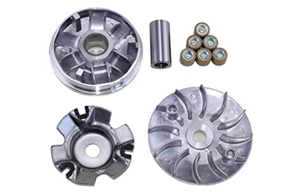 GY6 150cc clutch sets，Clutch Assembly and Variator kits with 743, 842 belt, fit for GY6 125cc And 150cc 4-Stroke Engine Scooter ATV Taotao Roketa Sunl