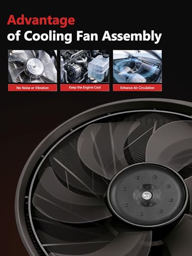 Engine Radiator Cooling Fan Assembly for Ford Edge 2007-2014 Lincoln MKX - style: Ford Edge 2007-2014