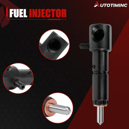 Fuel Injector Set of 1 Compatible with Engine 186FA 186FAE 418CC, Replace OE PB55P04 - color: QMP-GN01036