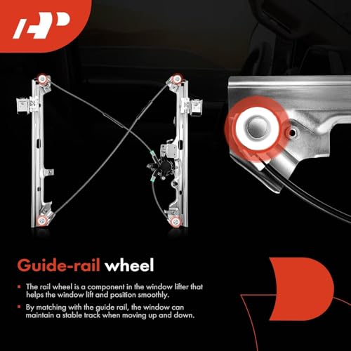 A-Premium Front Driver and Passenger Side Power Window Regulator with Motor