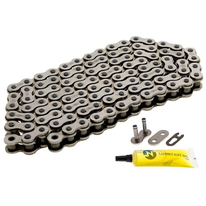 NICHE Drive Sprocket Chain Combo for Honda Grom 125 Front 15 Rear 34 Tooth 420 Standard 106 Links - size: Standard Chain