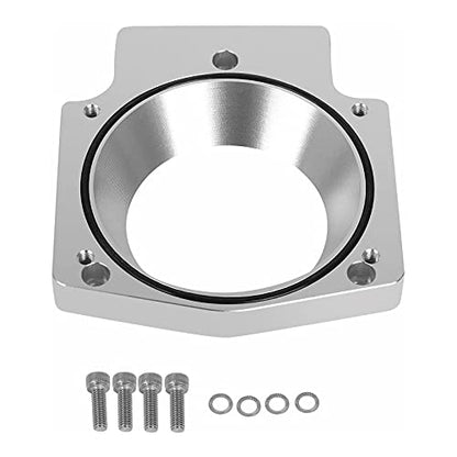 BLACKHORSE-RACING 102mm Aluminum Throttle Body Spacer Adapter Plate Kit