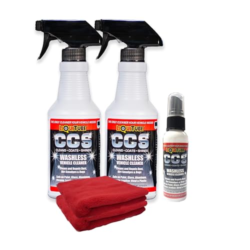 CCS Multi Surface Cleaner - Bug Remover for Motorcycles, Cars, Trucks, RVs, Boats - Polymer Chain Clear Coat Ceramic Alternative - Top Coat Shine and Protection Technology (CCS Starter Pack) - size: 34 Fl Oz (Pack of 1)