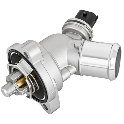Nilight Aluminium Thermostat Housing Assembly Compatible with Chevrolet Chevy Spark 1.2L 2013 2014 2015 Engine Coolant Thermostat Housing for Car 96988257 25192923 902-753 131-189 9698-8257 2519-2923 - size: For Chevy Spark 1.2L 2013-2015