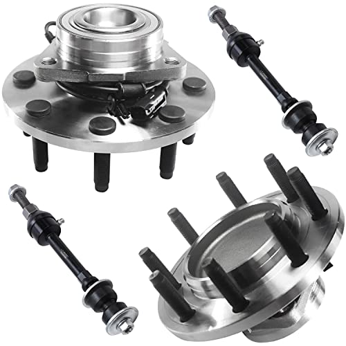 Detroit Axle - RWD Front 4pc Wheel Hubs Kit for 05-09 Dodge Ram 2500 3500 - size: 4SW42276/Kit