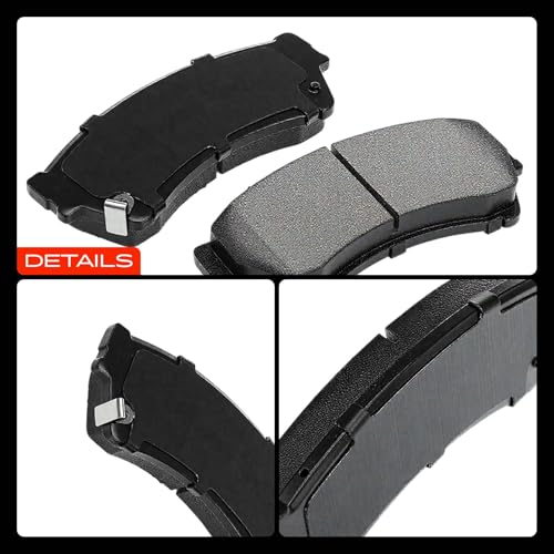 A-Premium Front and Rear Ceramic Brake Pads, 4-Pack
