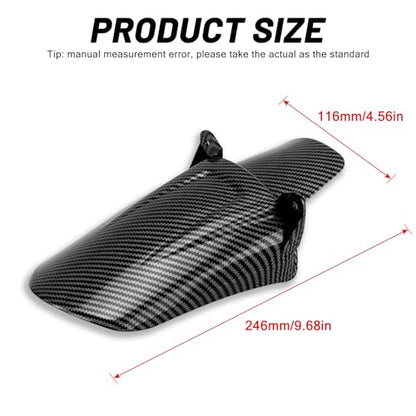 XINGWU Rear Shock Fender for Surron Light Bee X Segway X160/X260 Rear Wheel Fender Mudguard Protector for Surron Part Ebike Accessories Carbon Fiber Style - size: Rear Shock Fender, style: Carbon Fiber Style