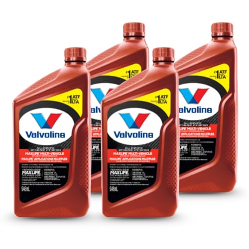 Full Synthetic Automatic Transmission Fluid – 4 Pack (1 Qt Each) | Smooth-Running ATF for Everyday Vehicle Use