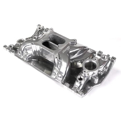 7516 52028 Air Gap Vortec Intake Manifold for SBC 350 V8 Polished - size: C-2028 Polished