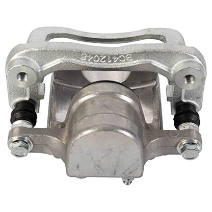 TRQ Rear Brake Caliper Set Zinc Coated Brackets - color: Replacement, size: CLA32304
