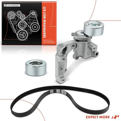 A-Premium Engine Serpentine Belt Drive Kit with Tensioner & Idler Pulley