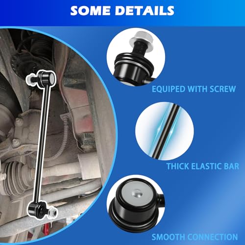2Pcs Front Sway Bar Stabilizer Links Compatible with Toyota Corolla 2003-2018, Matrix 2003-2014, Prius 2001-2009, Pontiac Vibe 2003-2010, Scion tC 2005-2010, Replaces OE# K80230 - size: K80230