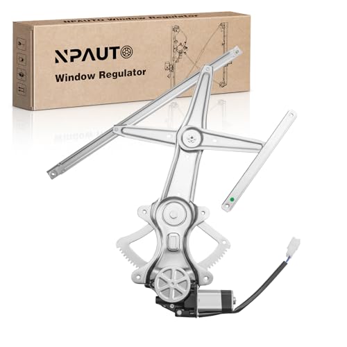 NPAUTO Front Left Driver Side Power Window Regulator with Motor Replacement for 03-08 Toyota Corolla 2003 2004 2005 2006 2007 2008, 741-505 - style: Front Driver Side