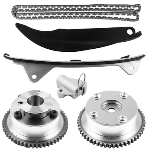 Autoexact 24321-2E000 Engine Timing Chain Kit w/Intake & Exhaust VVT Gear Sprocket Compatible with 2011-2013 Hyundai Elantra Coupe GT 2012-2016 Kia Forte Soul 1.8L 2.0L 243502E001 243702E000 - size: Fit for 2011-2016 Hyundai/Kia - 1.8L/2.0L
