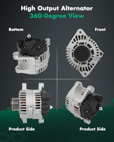 SCITOO 11189 Alternator 12V 110A fit for Hyundai for Sonata 2.4L 2006-2010 - size: Small, style: 11189N Alternator