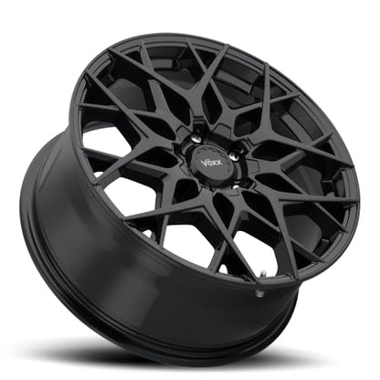 Paso Wheel 17x7.5 inch Custom Aluminum Rim 17 inch Matte Black 5 Lug MW - Mesh Wheel for Passenger PAS 775-5003-40 MB