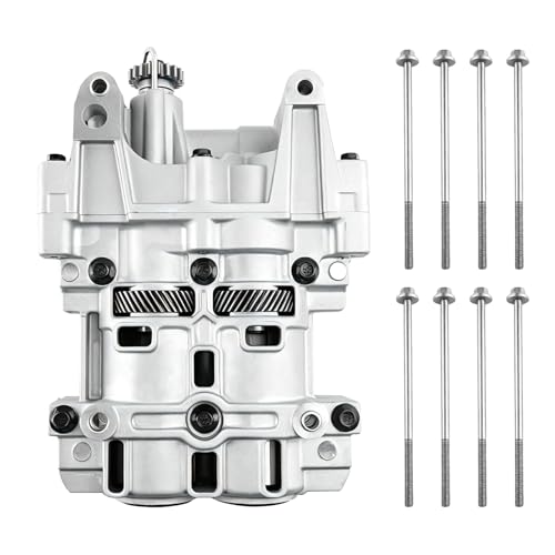 Oil Pump with Balance Shaft for Jeep Compass Patriot 2007-2017, Dodge Avenger 2008-2014 Caliber 2007-2012 Journey 2009-2017, Chrysler 200 Sebring 2007-2017,2.4L L4 ED3/EDG, Replaces 68127987AB - size: YB014