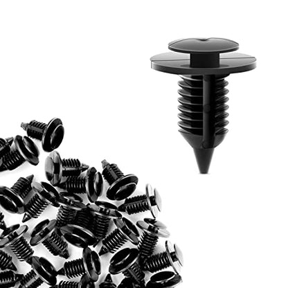 Frokom Automotive Door Panel Clips 9mm Hole Size Fasteners Push Pins Retainers for Ford GT/Bronco/Taurus/Dodge Ram/Jeep Wrangler-25pcs - size: 9mm 25 PCS Car Clips