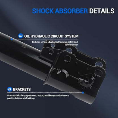 Autoround Front Shock Absorber Kit Fits Chevy Malibu 2004-2012