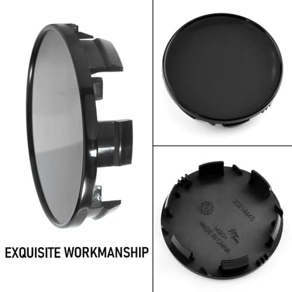 85mm(3.35in)/78mm(3.07in) Black Car Wheel Center Hub Caps Set of 4 for Titan(2004-2012) Armada(2004-2012) #40342-7S500 - color: Black