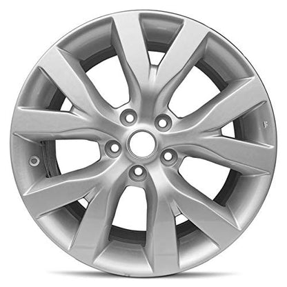 New OEM Replacement Wheel 18x7.5 in for 2011-2014 Nissan Murano Painted Silver Aluminum Rim 5-114.3mm