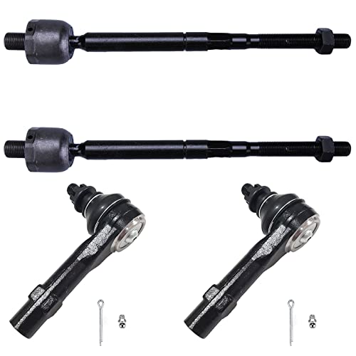 Front Outer Inner Tie Rod for Ford Explorer 2006-2010 ES80786 EV800278 - size: ES80786 EV800278