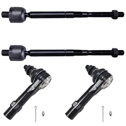 Front Outer Inner Tie Rod for Ford Explorer 2006-2010 ES80786 EV800278 - size: ES80786 EV800278