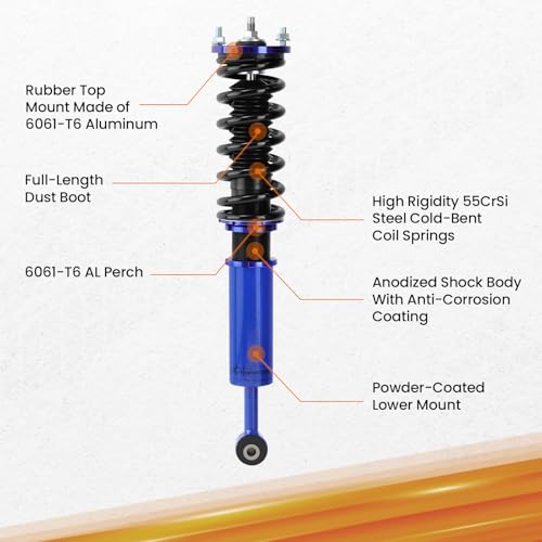 Coilovers for Honda Accord 1998-2002, for Acura TL 1999-2003