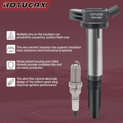 UF713 Ignition Coils & Spark Plugs Tune Up Kit, 6 Pack - size: UF713 & Spark Plugs
