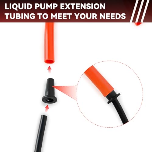 ZUFECY Multi-Function Siphon Pump Kit - Hand-Operated Fuel Transfer Pump with 39.4Inch Hose, for Gasoline, Oil, Water, Air & Inflation, Car and Home Emergency Use